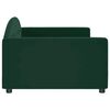 vidaXL Lit de repos sans matelas vert fonc&eacute; 100x200 cm velours