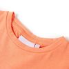 T-shirt enfant &agrave; manches courtes orange n&eacute;on 128