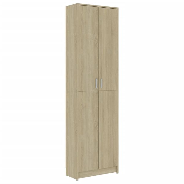 vidaXL Garde-robe de couloir Ch&ecirc;ne sonoma 55x25x189 cm Bois ing&eacute;nierie