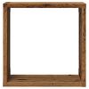 vidaXL &Eacute;tag&egrave;res cube murales 6 pcs vieux bois 30x15x30 cm