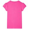 T-shirt pour enfants rose fonc&eacute; 116
