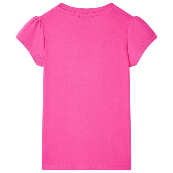 T-shirt pour enfants rose fonc&eacute; 116
