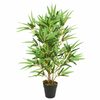 vidaXL Bambou artificiel 368 feuilles 80 cm vert