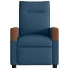 vidaXL Fauteuil inclinable Bleu Tissu