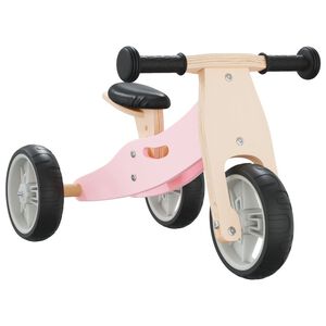 vidaXL Vélo d'équilibre pour enfants 2-in-1 rose