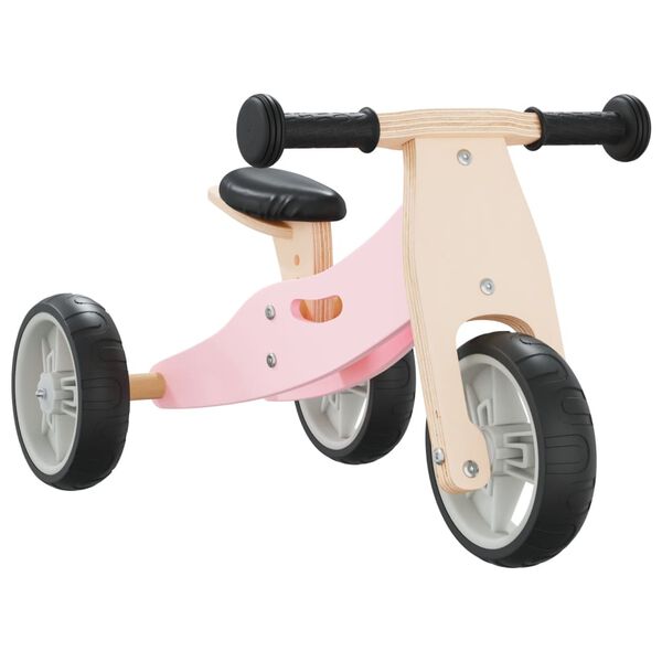 vidaXL V&eacute;lo d'&eacute;quilibre pour enfants 2-in-1 rose