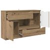 vidaXL Buffet Ch&ecirc;ne artisanal 100 x 30 x 65,6 Bois d'ing&eacute;nierie