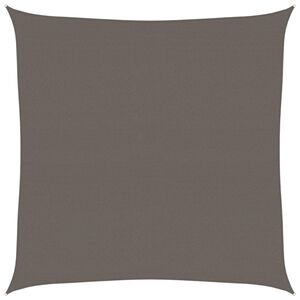 vidaXL Voile d'ombrage 160 g/m&sup2; Anthracite 4x4 m PEHD