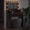 vidaXL Tables de maquillage pour chambre avec tiroir Bois Ancien