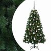 vidaXL Sapin de No&euml;l artificiel avec boules 120 cm 150 LED Blanc chaud