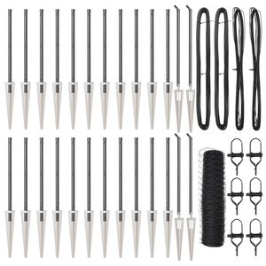 vidaXL Poteau de cl&ocirc;ture. Gris