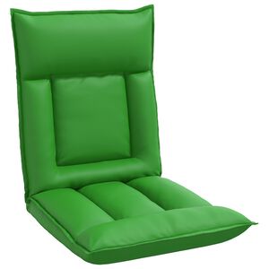 vidaXL Fauteuil de sol Gris 55 x 61 x 70 cm Simili cuir