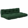 vidaXL Coussin de canap&eacute; sur palette 2 pcs Vert 120 x 80 x 38 cm Tissu