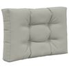 vidaXL Coussin de canap&eacute; d'ext&eacute;rieur 3 pcs Gris Polyester