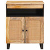 vidaXL Buffet avec porte Marron 60 x 33 x 75 cm Bois de mangue massif
