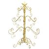 vidaXL Arbre de No&euml;l en m&eacute;tal Dor&eacute; 61 cm Acier rev&ecirc;tu de poudre