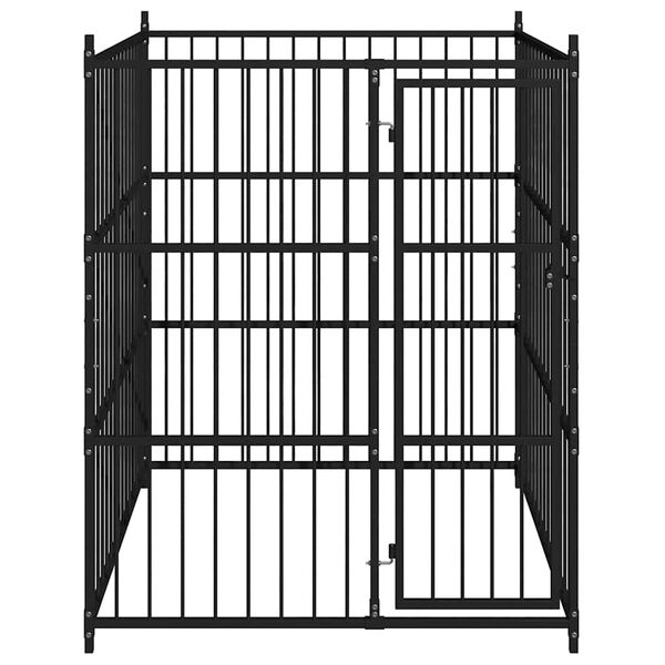 vidaXL Chenil d'ext&eacute;rieur pour chiens 150 x 150 x 185 cm