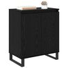 vidaXL Buffet Chêne noir 60 x 35 x 70 cm Bois d'ingénierie