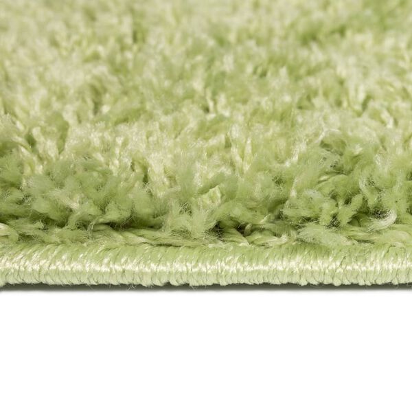 vidaXL Tapis &agrave; poils longs 80 x 150 cm Vert