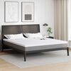 vidaXL Surmatelas Blanc 200 x 200 cm Tissu Jacquard