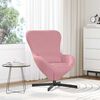 vidaXL Fauteuil œuf Rose 63 x 73 x 90 cm Velours