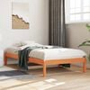 vidaXL Lit de jour sans matelas cire marron 80x200 cm bois pin massif