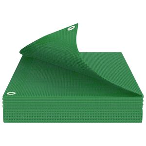 vidaXL B&acirc;che avec &oelig;illets Vert 4 x 4 m 140 gsm PE