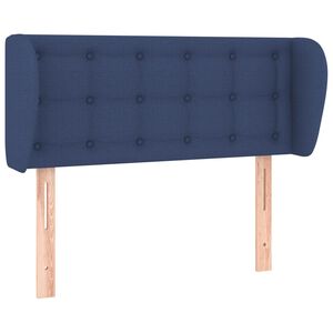vidaXL T&ecirc;te de lit avec oreilles Bleu 83x23x78/88 cm Tissu