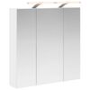 vidaXL Armoire Miroir de Salle de Bain Blanc 70 x 14,5 x 70 cm