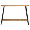 vidaXL Table console 110x30x75 cm bois de manguier massif
