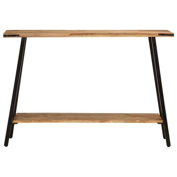 vidaXL Table console 110x30x75 cm bois de manguier massif