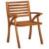 vidaXL Chaises de jardin lot de 8 Bois d'acacia solide
