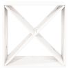 vidaXL Armoire à vin Blanc 62x25x62 cm Bois de pin massif