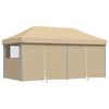 vidaXL Tente de f&ecirc;te Beige 292 x 580 x 315 cm Tissu Oxford