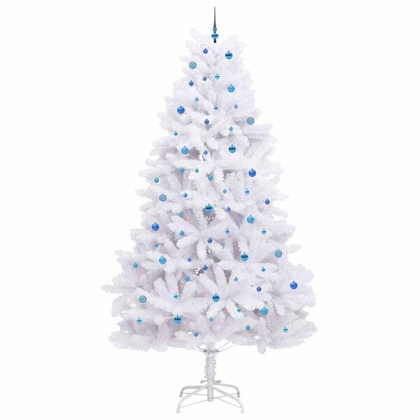vidaXL Sapin de No&euml;l Artificiel &agrave; Branches Articul&eacute;es Blanc 300 cm