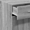 vidaXL Buffet sonoma gris 40x42,5x93 cm bois d'ing&eacute;nierie