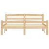 vidaXL Cadre de lit sans matelas bois de pin massif 120x200 cm