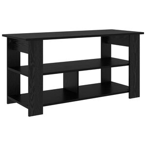vidaXL Support de t&eacute;l&eacute;vision Ch&ecirc;ne noir 100 x 40 x 50 cm