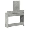 vidaXL Table de Toilette avec tiroir Gris b&eacute;ton 100 x 41 x 140 cm