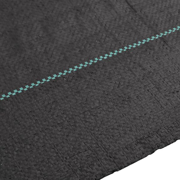 vidaXL Membrane anti-mauvaises herbes noir 1x150 m PP