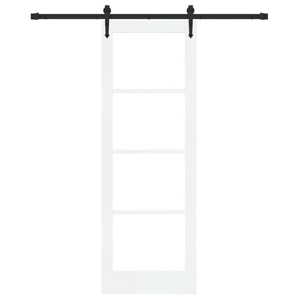 vidaXL Porte coulissante Blanc 73,5 x 211 cm