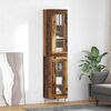 vidaXL Haut Armoire 2 pcs Bois Ancien Verre