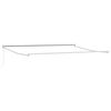 vidaXL Auvent r&eacute;tractable manuel Blanc 4 x 2 m