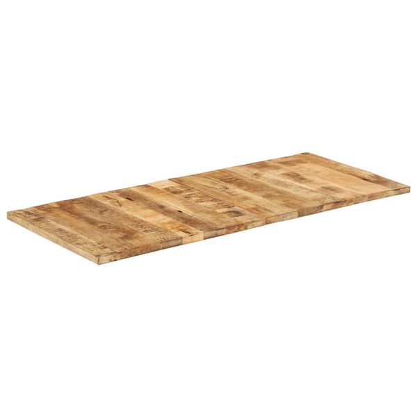 vidaXL Dessus de table bois de manguier solide 25-27 mm 140x60 cm