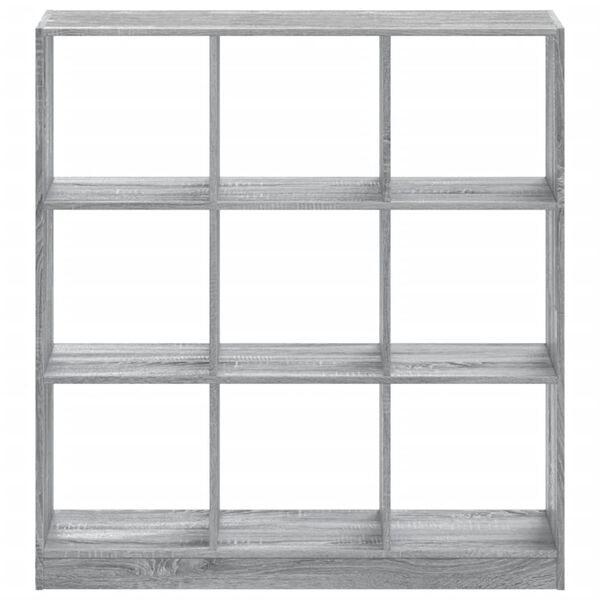 vidaXL Biblioth&egrave;que sonoma gris 102x32x108 cm bois d'ing&eacute;nierie