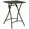 vidaXL Table de Jardin Vert foncé 55 x 55 x 73 cm