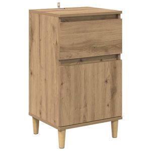 vidaXL Cabinet de chevet Ch&ecirc;ne artisanal 40 x 35 x 70 cm