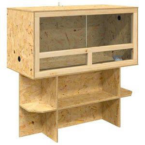 vidaXL Terrarium Marron 100 x 50 x 100 cm OSB