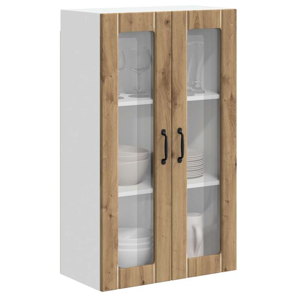 vidaXL Meuble mural de cuisine Ch&ecirc;ne artisanal 60 x 31 x 100 cm