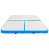 vidaXL Tapis gonflable de gymnastique avec pompe 200x200x15cm PVC Bleu